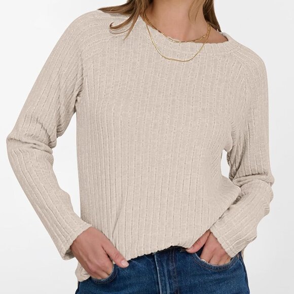 Casual Loose Fit Women's Long Sleeve Top - Lightweight Tunic for Every Occasion - Picture 7 of 7